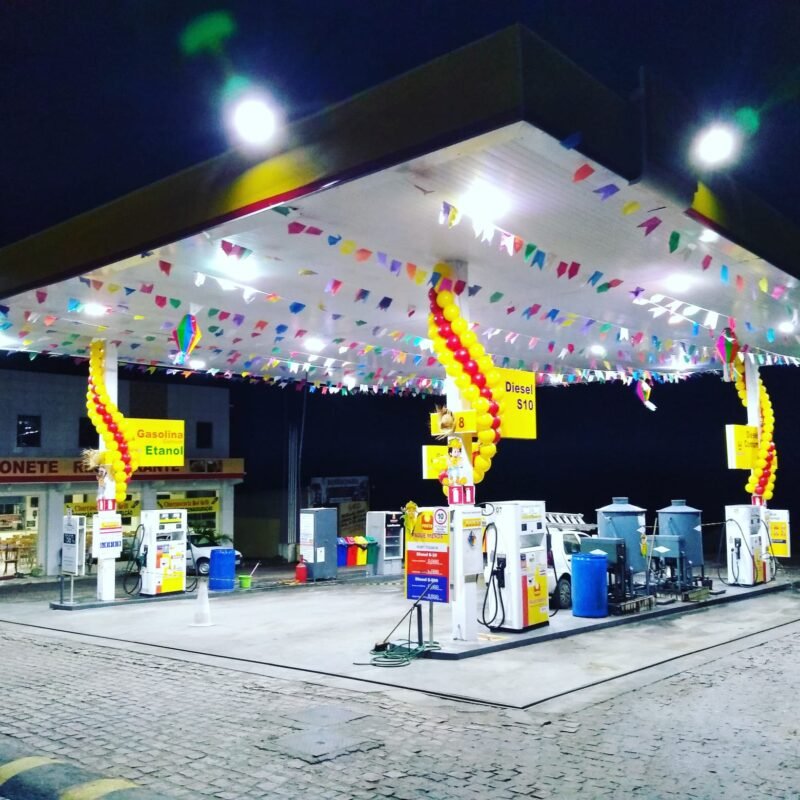 Ornamentação de postos de Combustivel